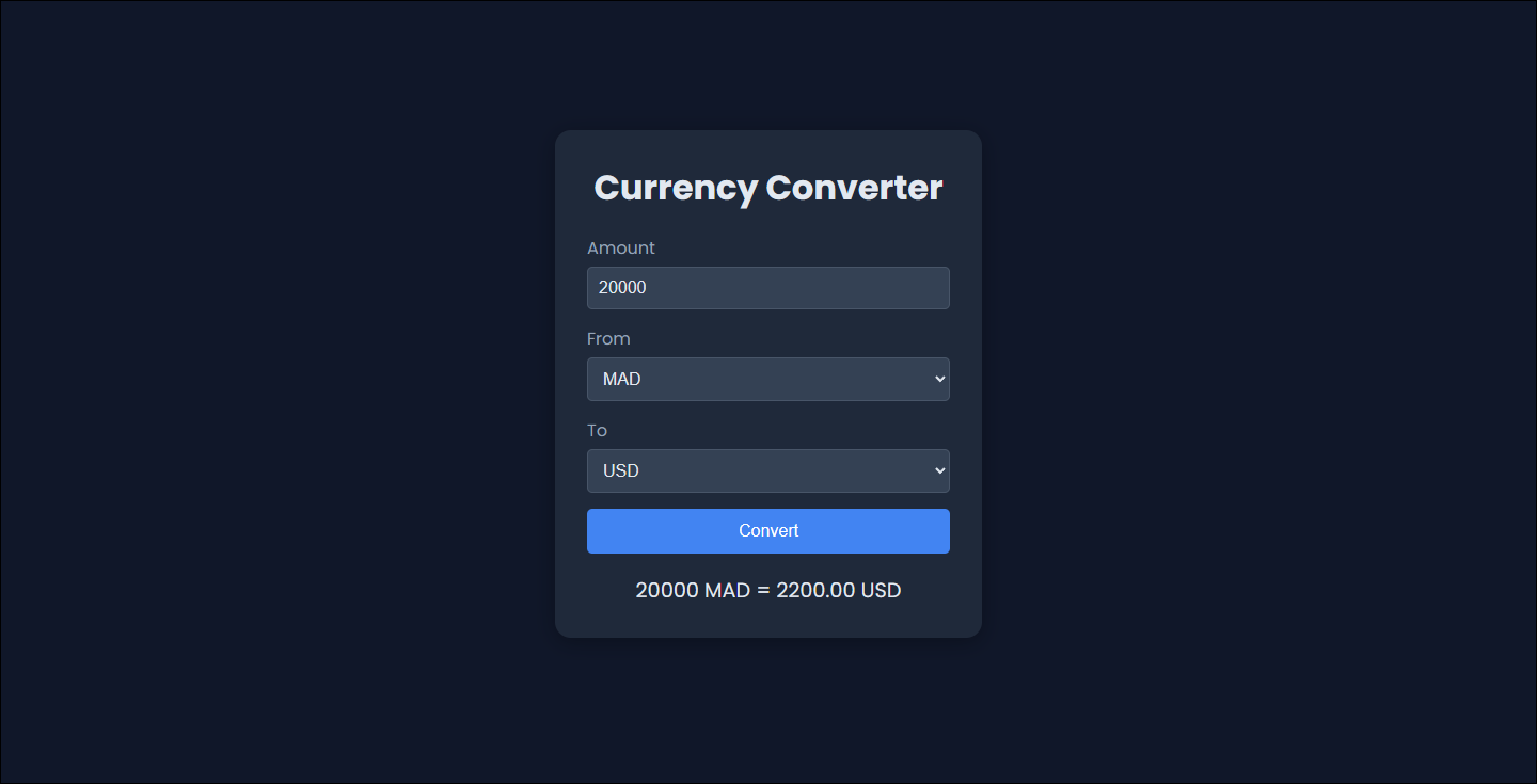 Currency Converter App Preview